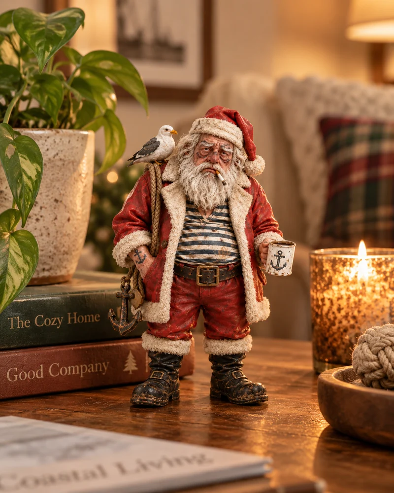 SeamanSanta in a living room